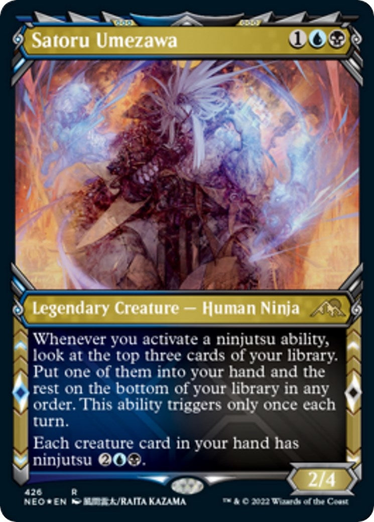 Image for Satoru Umezawa (Showcase) (Foil Etched) (426) (NEO) - Magic: The Gathering