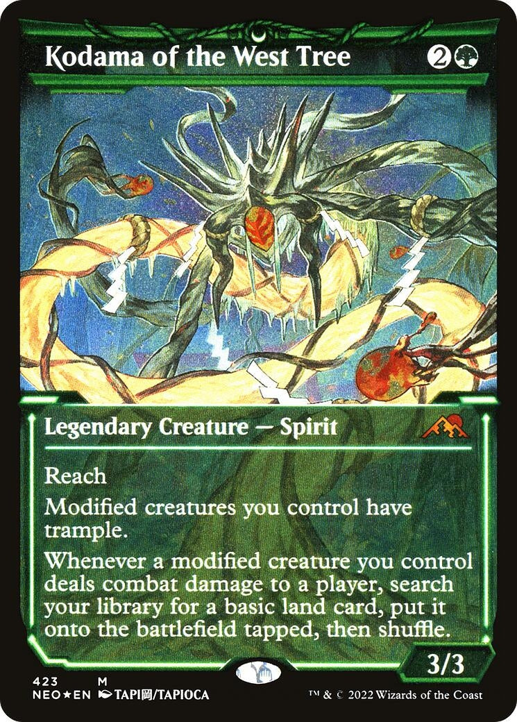 Image for Kodama of the West Tree (Showcase) (Foil Etched) (423) (NEO) - Magic: The Gathering
