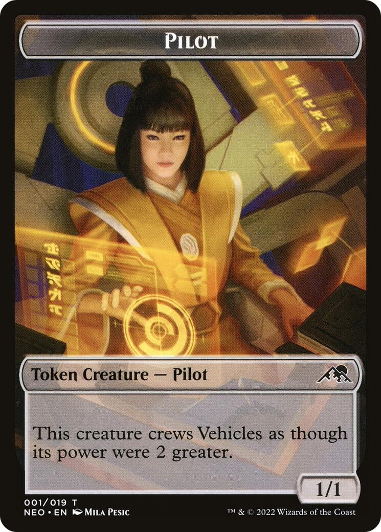 Image for Pilot Token (1) (NEO) - Magic: The Gathering