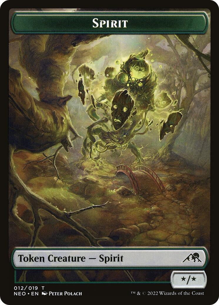 Image for Spirit Token (012) (12) (NEO) - Magic: The Gathering