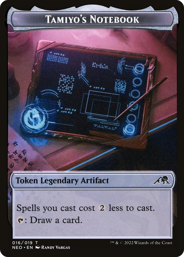 Image for Tamiyo's Notebook Token (16) (NEO) - Magic: The Gathering