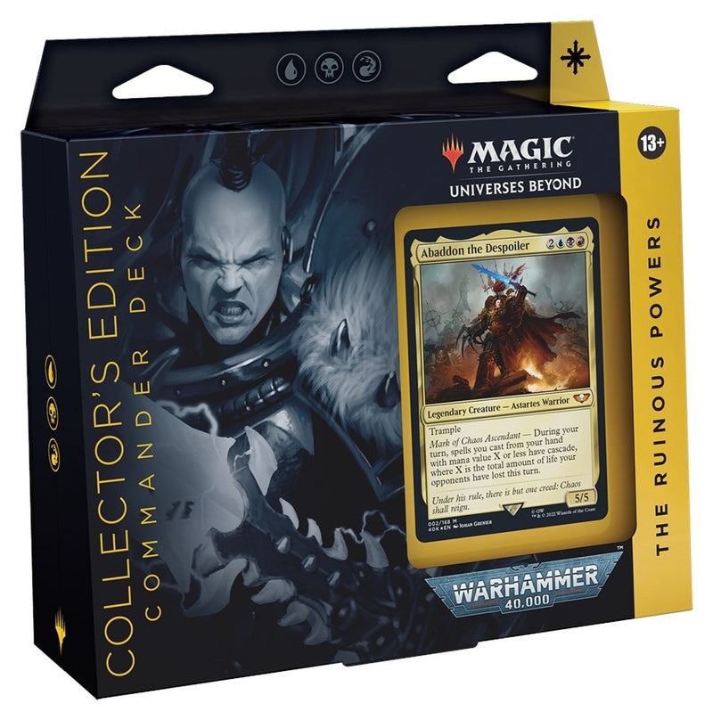 Image for Universes Beyond: Warhammer 40,000 - The Ruinous Powers Commander Deck (Collector's Edition) - Magic: The Gathering