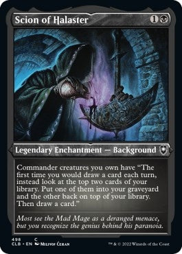 Scion of Halaster (Foil Etched) (498) (CLB)