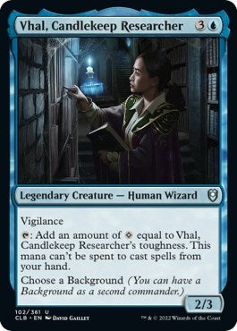 Vhal, Candlekeep Researcher (102) (CLB)