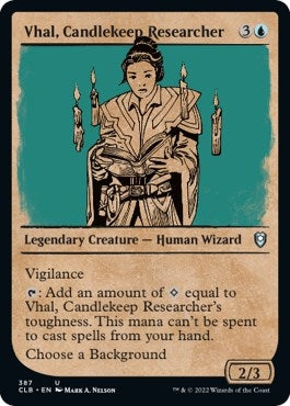Vhal, Candlekeep Researcher (Showcase) (387) (CLB)