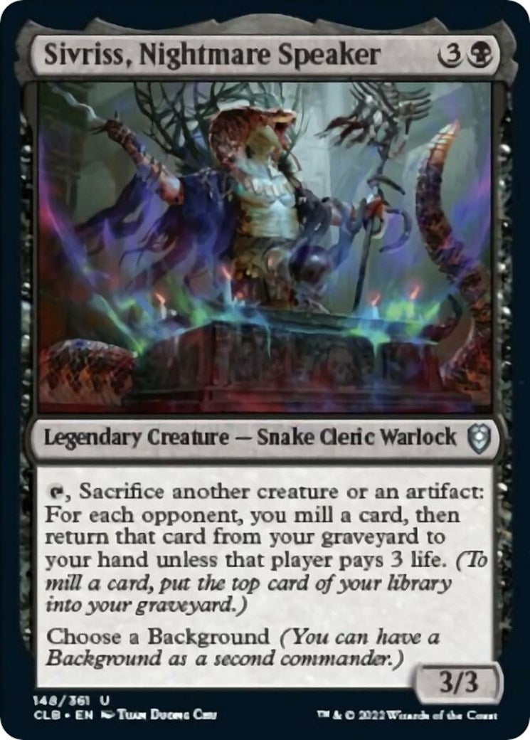 Sivriss, Nightmare Speaker (148) (CLB)
