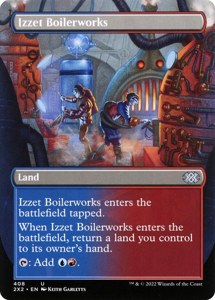 Izzet Boilerworks (Borderless) (408) (2X2)