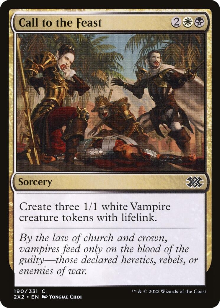 Call to the Feast (190) (2X2)