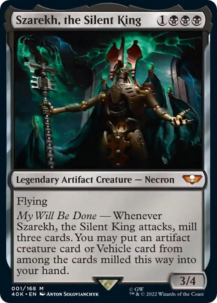 Image for Szarekh, the Silent King (Surge Foil) (1) (40K) - Magic: The Gathering