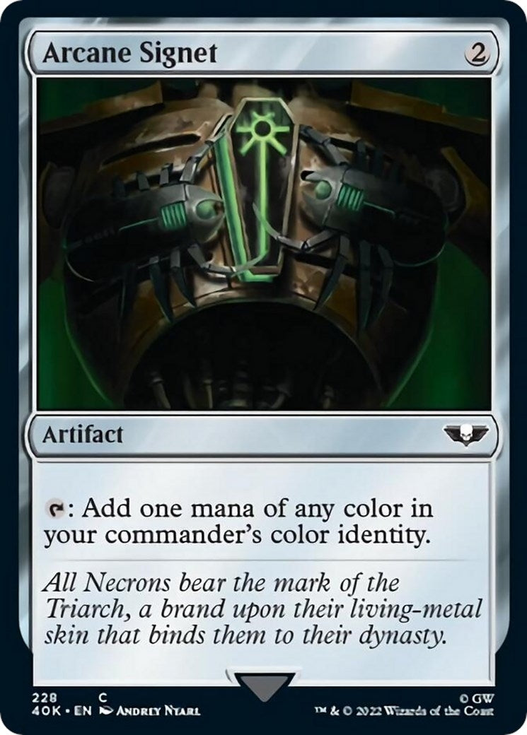 Image for Arcane Signet (228) (228) (40K) - Magic: The Gathering