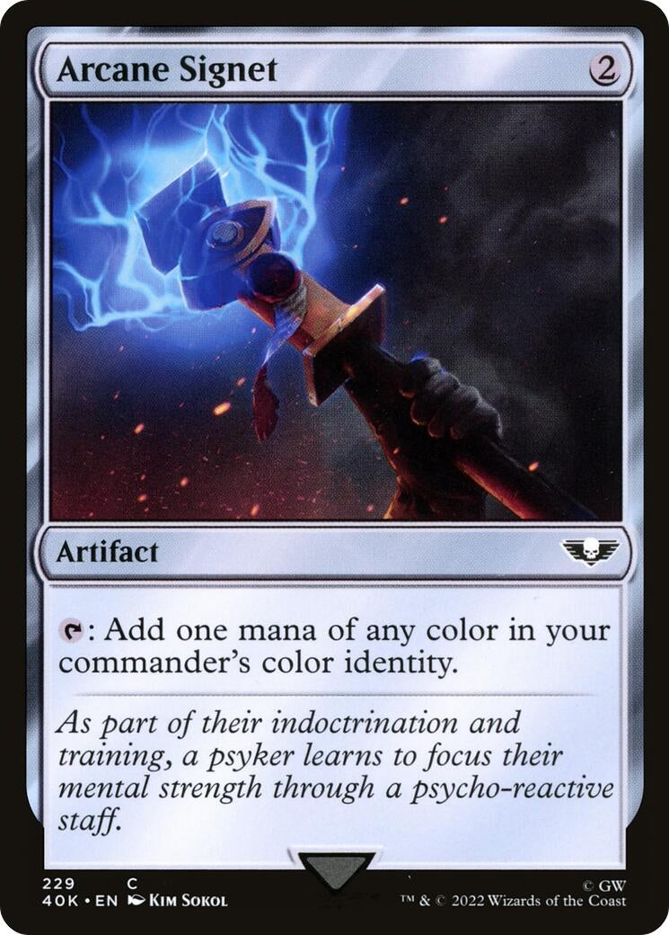 Image for Arcane Signet (229) (229) (40K) - Magic: The Gathering
