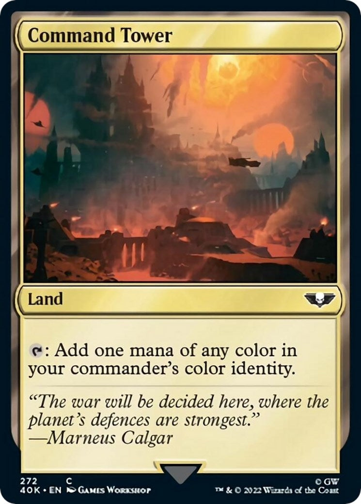 Image for Command Tower (272) (Surge Foil) (272) (40K) - Magic: The Gathering