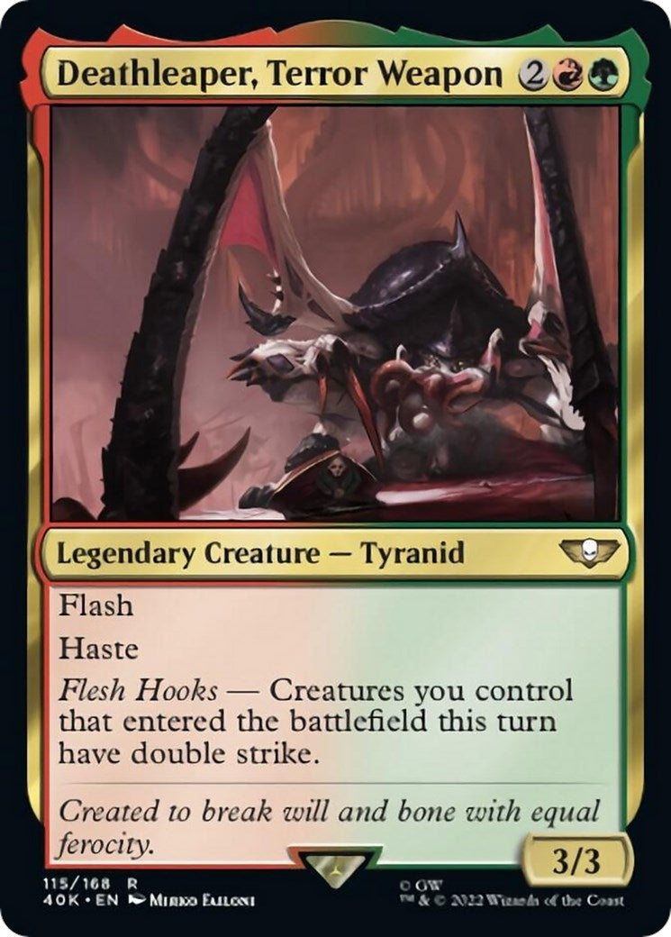 Image for Deathleaper, Terror Weapon (Surge Foil) (115) (40K) - Magic: The Gathering