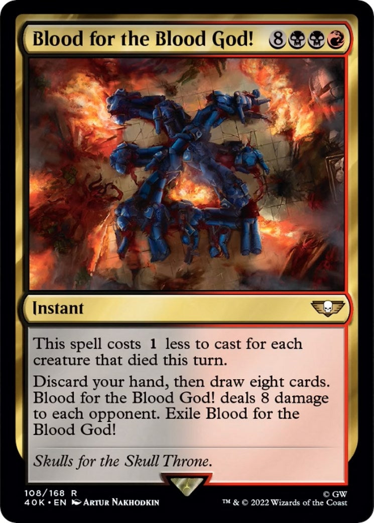 Image for Blood for the Blood God! (108) (40K) - Magic: The Gathering