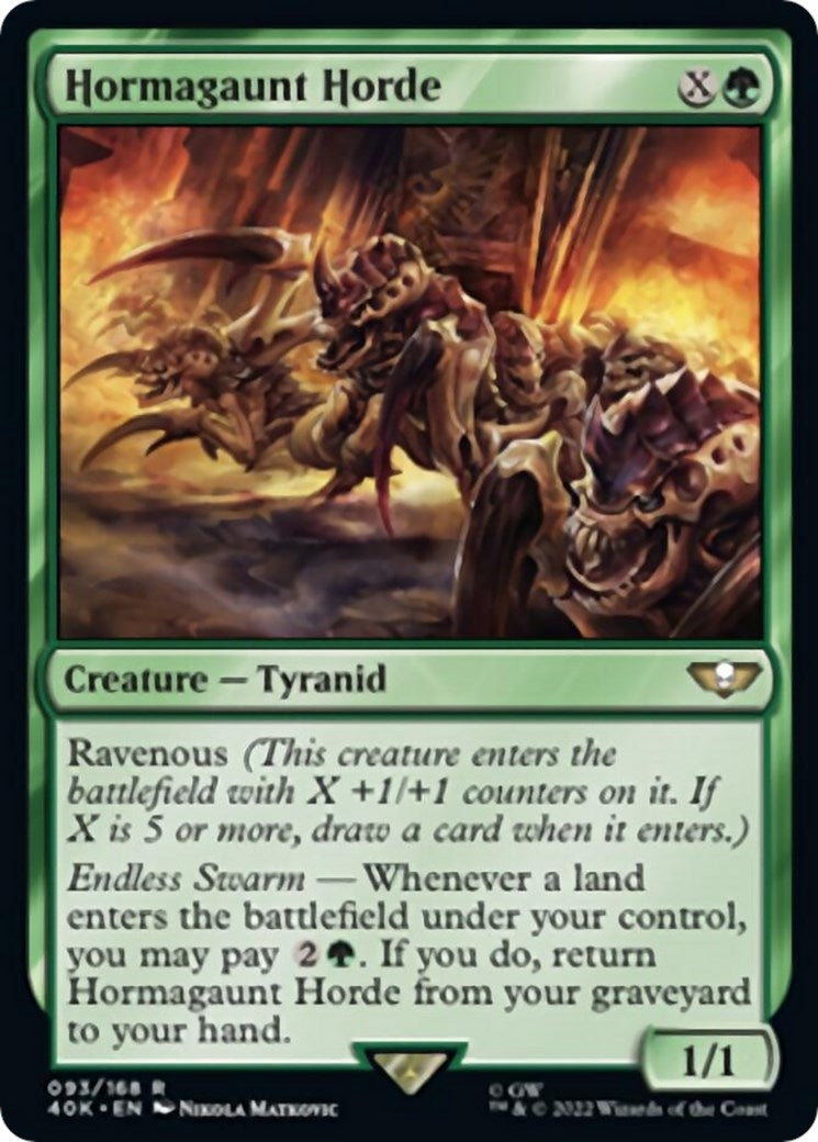 Image for Hormagaunt Horde (Surge Foil) (93) (40K) - Magic: The Gathering