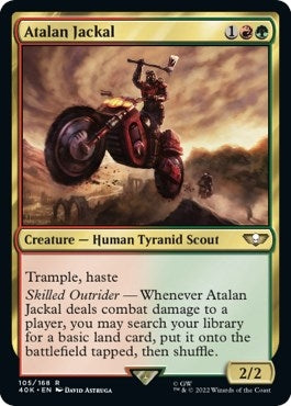 Image for Atalan Jackal (Surge Foil) (105) (40K) - Magic: The Gathering