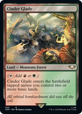 Image for Cinder Glade (Surge Foil) (269) (40K) - Magic: The Gathering