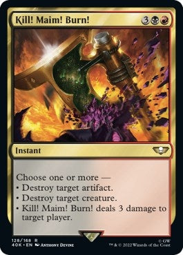 Image for Kill! Maim! Burn! (Surge Foil) (128) (40K) - Magic: The Gathering