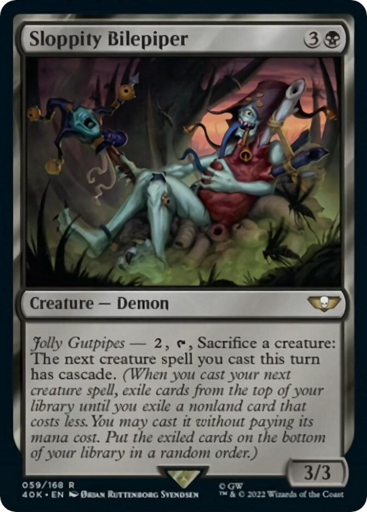 Image for Sloppity Bilepiper (59) (40K) - Magic: The Gathering