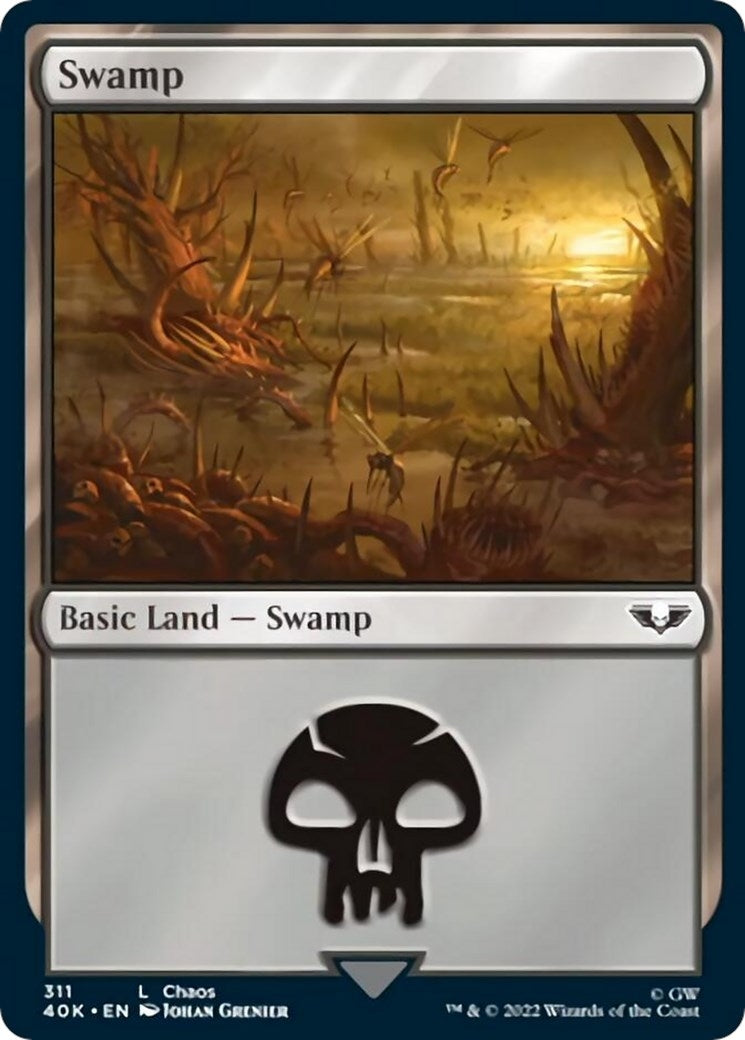 Image for Swamp (311) (Surge Foil) (311) (40K) - Magic: The Gathering