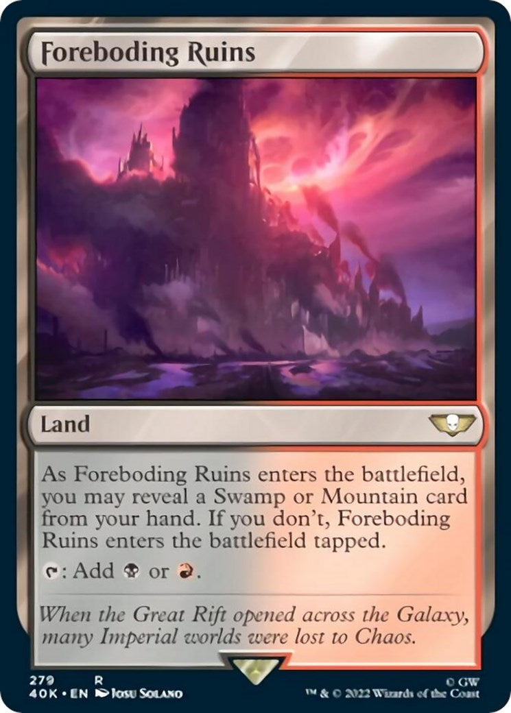 Image for Foreboding Ruins (279) (40K) - Magic: The Gathering