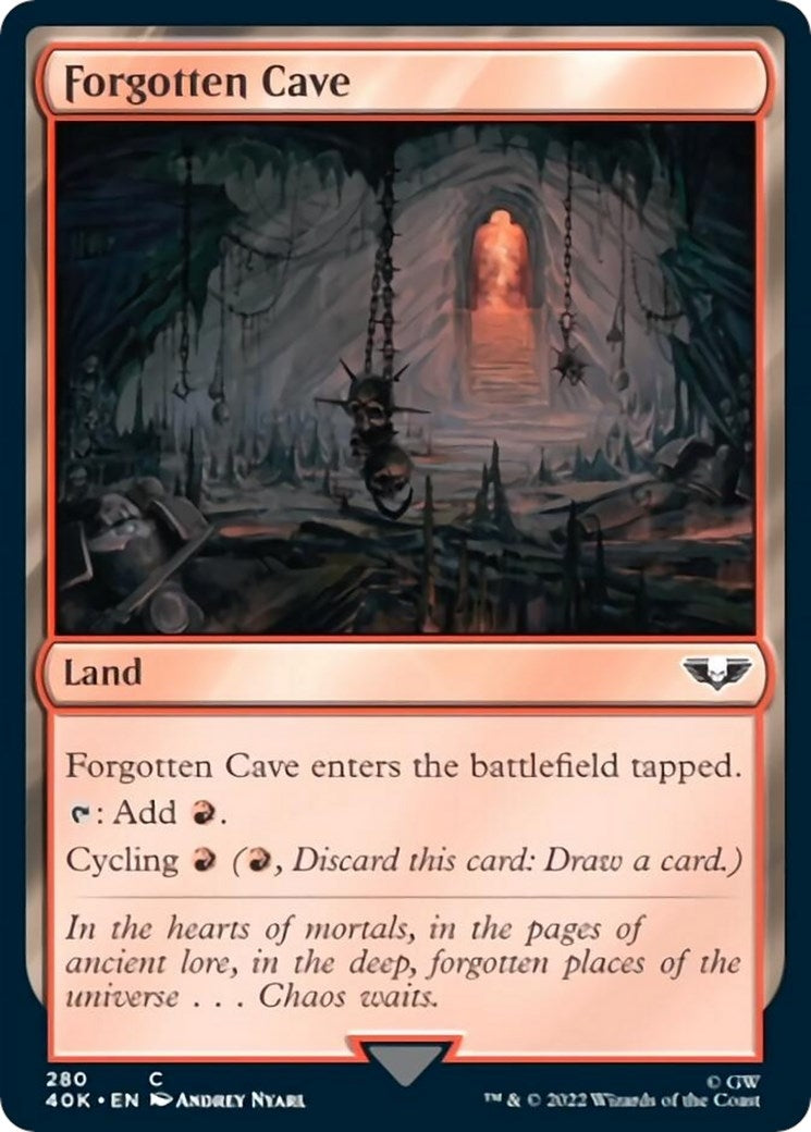 Image for Forgotten Cave (Surge Foil) (280) (40K) - Magic: The Gathering