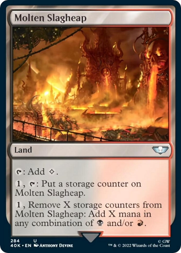 Image for Molten Slagheap (Surge Foil) (284) (40K) - Magic: The Gathering
