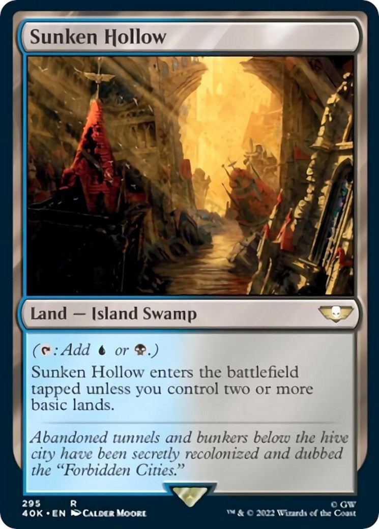 Image for Sunken Hollow (295) (40K) - Magic: The Gathering