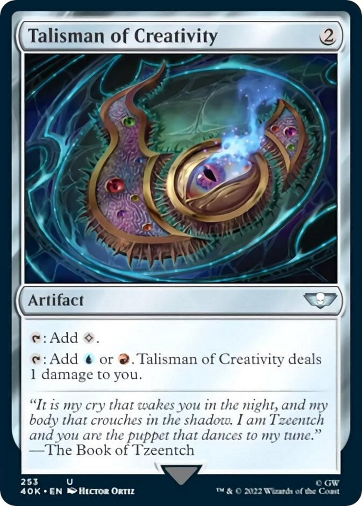 Image for Talisman of Creativity (Surge Foil) (253) (40K) - Magic: The Gathering