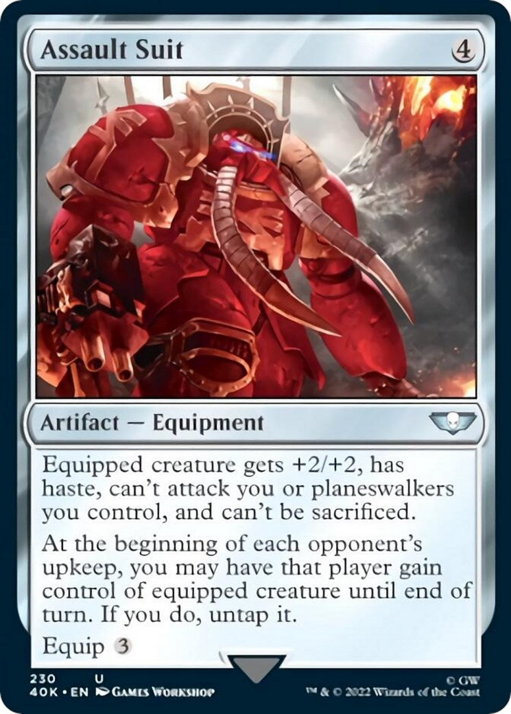 Image for Assault Suit (230) (40K) - Magic: The Gathering