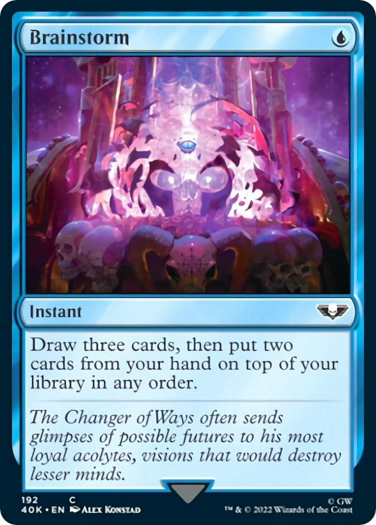 Image for Brainstorm (192) (40K) - Magic: The Gathering