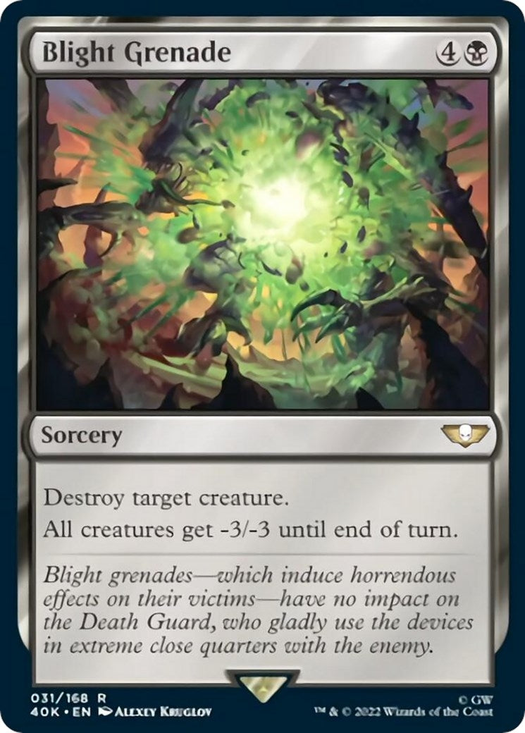 Image for Blight Grenade (31) (40K) - Magic: The Gathering