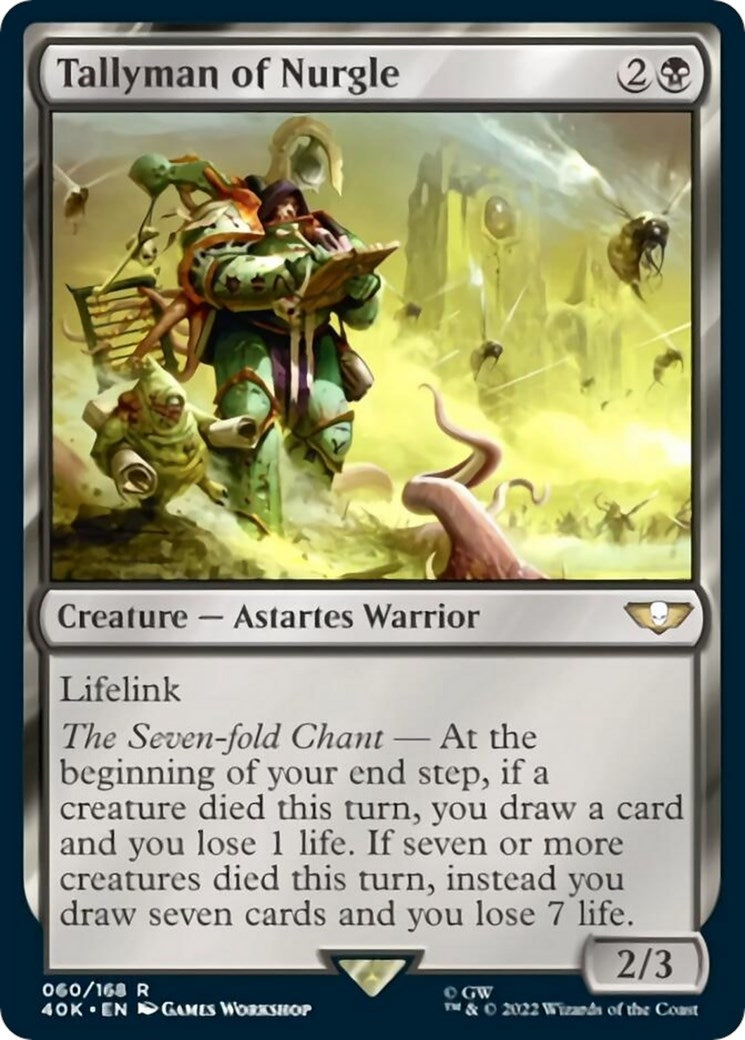 Image for Tallyman of Nurgle (60) (40K) - Magic: The Gathering