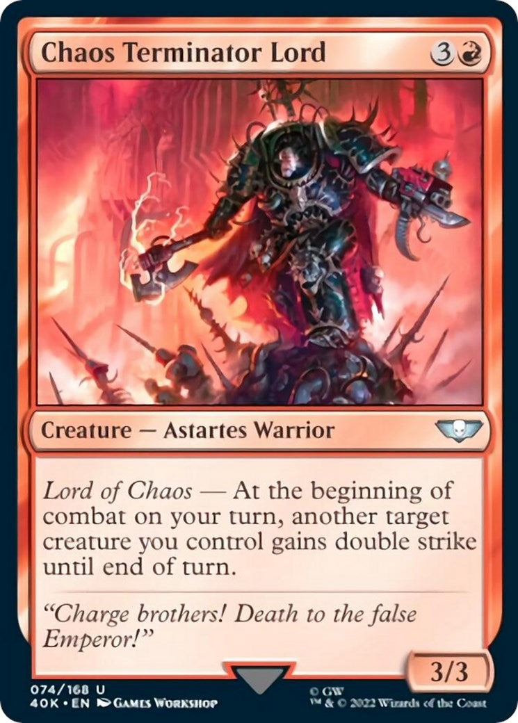 Image for Chaos Terminator Lord (74) (40K) - Magic: The Gathering