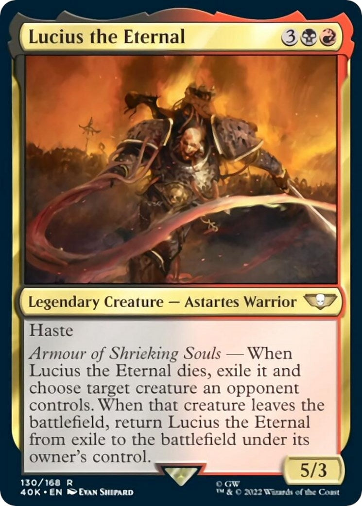 Image for Lucius the Eternal (Surge Foil) (130) (40K) - Magic: The Gathering
