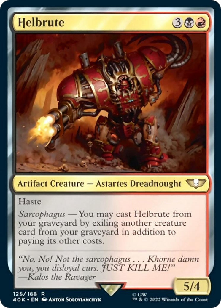 Image for Helbrute (Surge Foil) (125) (40K) - Magic: The Gathering
