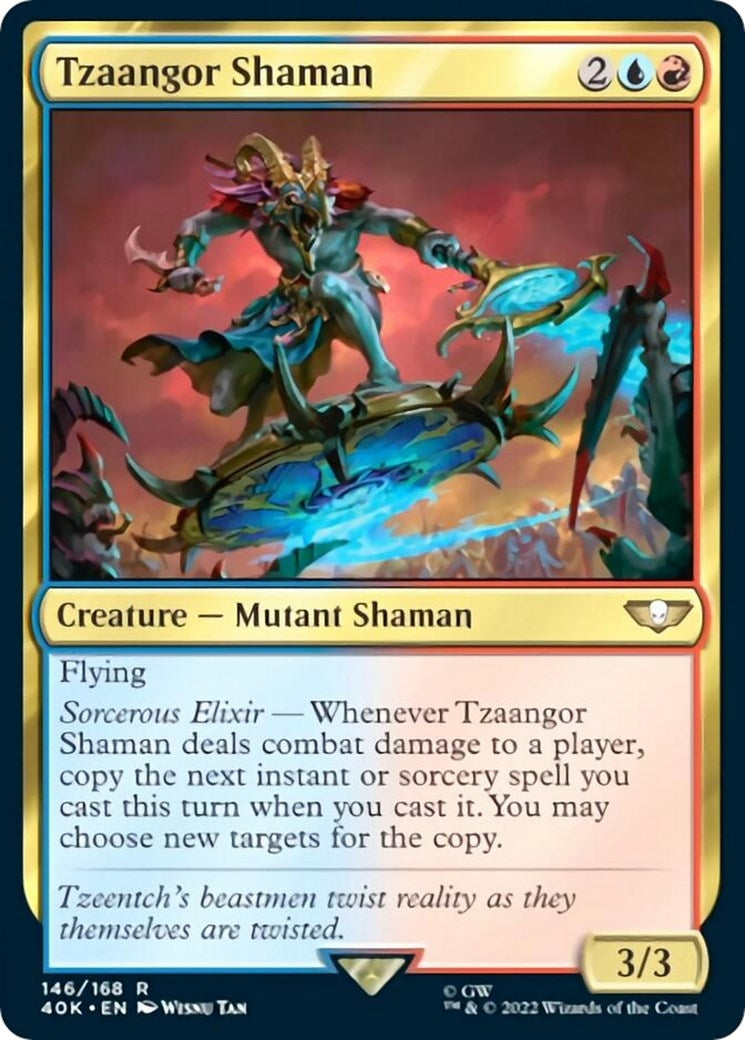 Image for Tzaangor Shaman (Surge Foil) (146) (40K) - Magic: The Gathering