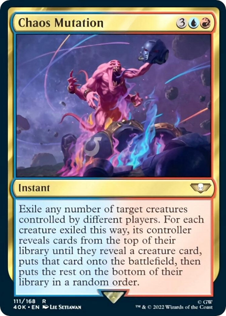 Image for Chaos Mutation (Surge Foil) (111) (40K) - Magic: The Gathering