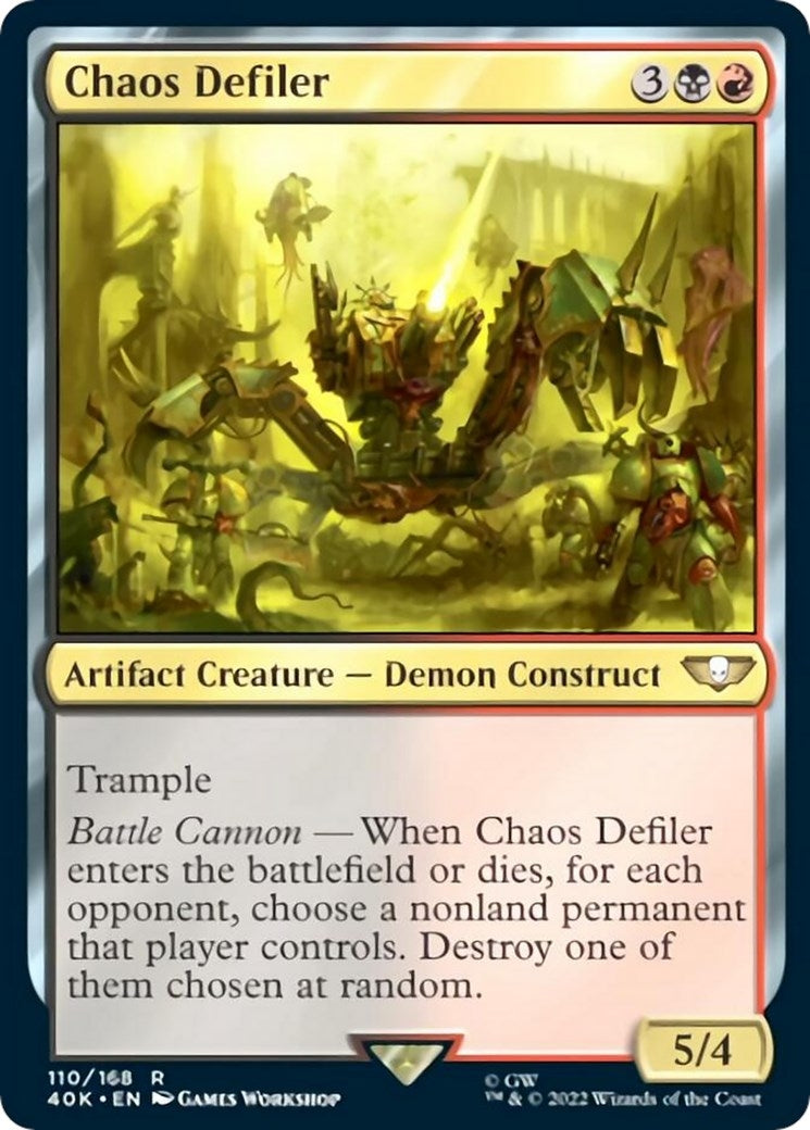 Image for Chaos Defiler (Surge Foil) (110) (40K) - Magic: The Gathering