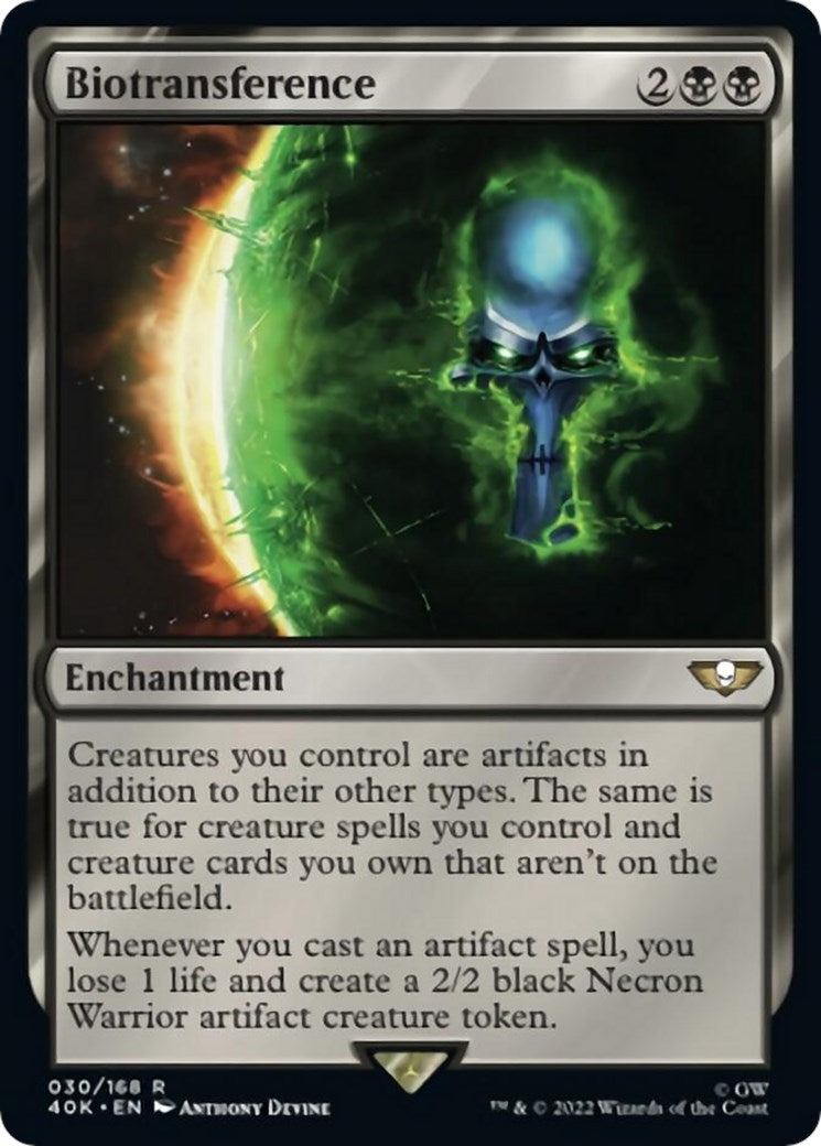 Image for Biotransference (30) (40K) - Magic: The Gathering