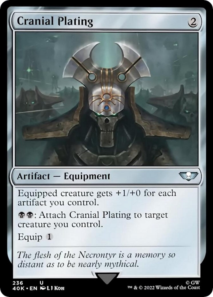 Image for Cranial Plating (236) (40K) - Magic: The Gathering