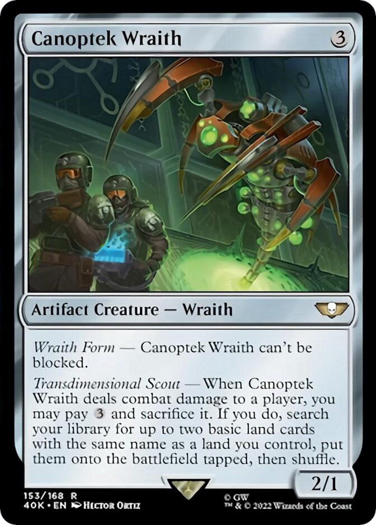 Image for Canoptek Wraith (153) (40K) - Magic: The Gathering
