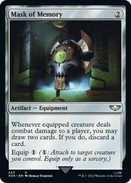 Image for Mask of Memory (Surge Foil) (243) (40K) - Magic: The Gathering
