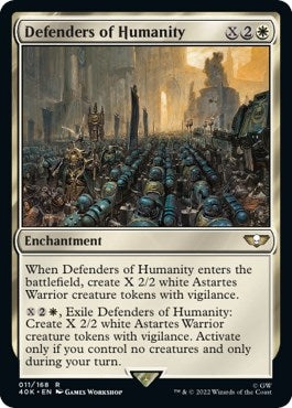 Image for Defenders of Humanity (11) (40K) - Magic: The Gathering