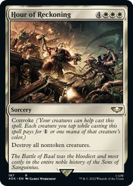 Image for Hour of Reckoning (187) (40K) - Magic: The Gathering