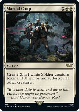 Image for Martial Coup (189) (40K) - Magic: The Gathering