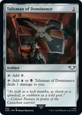 Image for Talisman of Dominance (254) (254) (40K) - Magic: The Gathering