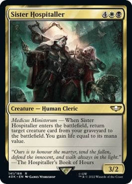 Image for Sister Hospitaller (141) (40K) - Magic: The Gathering