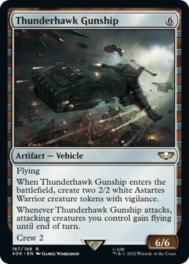 Image for Thunderhawk Gunship (167) (40K) - Magic: The Gathering