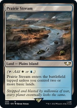 Image for Prairie Stream (Surge Foil) (290) (40K) - Magic: The Gathering
